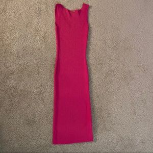 Michael Kors Rib Knit Fuschia dress